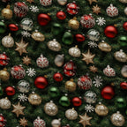 Baubles and Boughs Pattern 9 Minky Fabric — plush minky folded close-up preview (mv-minky-v1:lying)