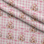 Beary Sweet Party Pattern 4 Minky Fabric — plush minky folded close-up preview (mv-minky-v1:lying)