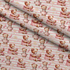 Beary Sweet Party Pattern 6 Minky Fabric — plush minky folded close-up preview (mv-minky-v1:lying)