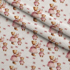 Beary Sweet Party Pattern 7 Minky Fabric — plush minky folded close-up preview (mv-minky-v1:lying)