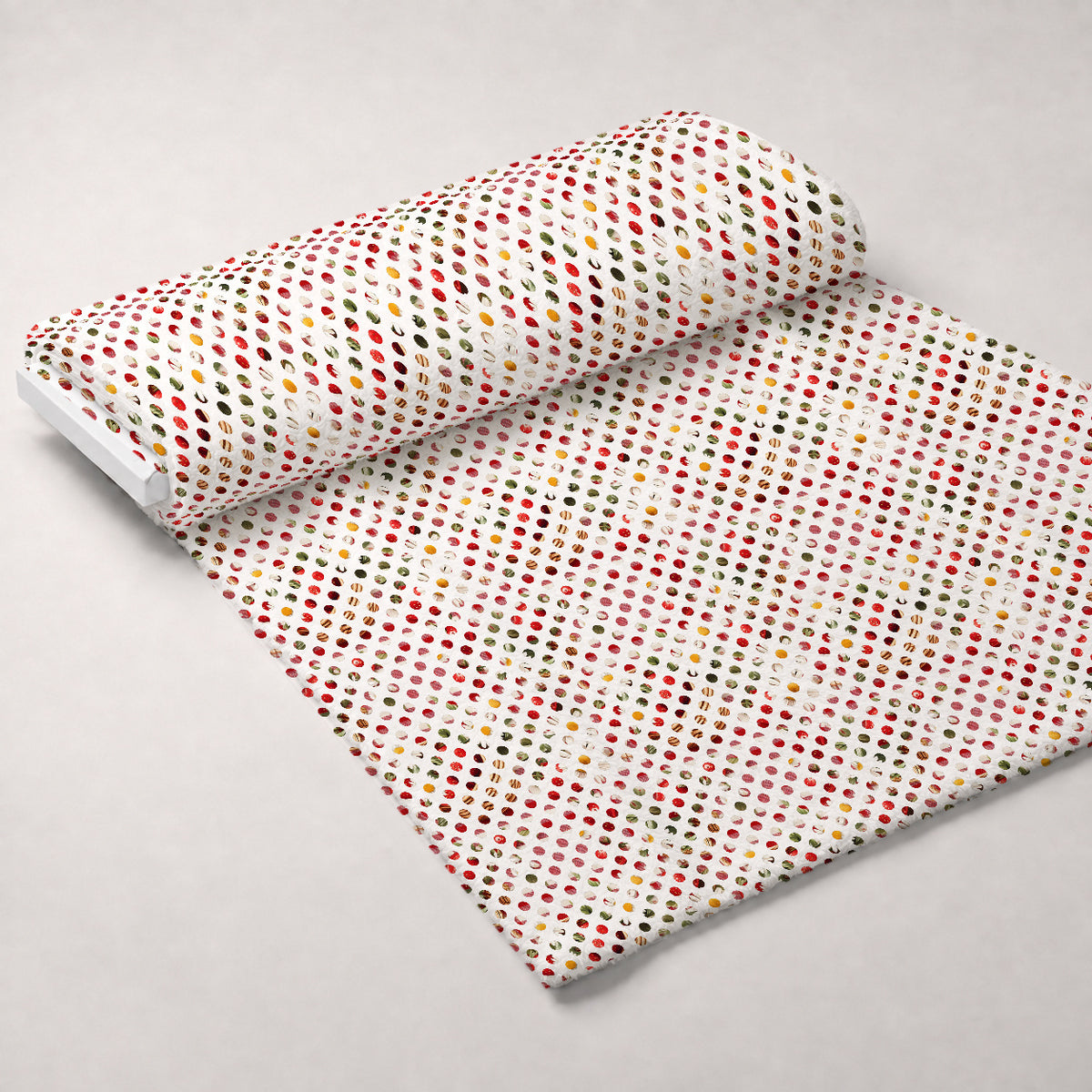 Berry Basket Charm Pattern 29 Minky Fabric — plush minky unrolled bolt preview (mv-minky-v1:bolt)