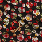 Berry Basket Charm Pattern 31 Minky Fabric — plush minky folded close-up preview (mv-minky-v1:lying)