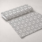 Black and White Picture Frames Pattern Minky Fabric — plush minky unrolled bolt preview (mv-minky-v1:bolt)