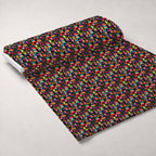 Blooming Library Pattern 2 Minky Fabric — plush minky unrolled bolt preview (mv-minky-v1:bolt)