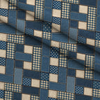 Blue Ribbon Homestead Pattern 1 Minky Fabric — plush minky folded close-up preview (mv-minky-v1:lying)