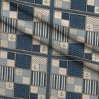 Blue Ribbon Homestead Pattern 10 Minky Fabric — plush minky folded close-up preview (mv-minky-v1:lying)