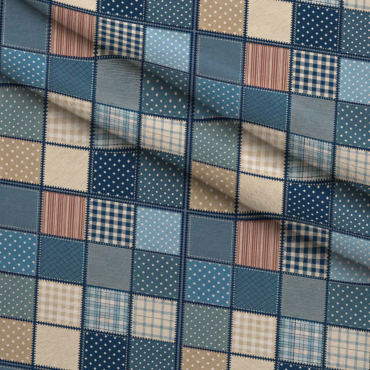 Blue Ribbon Homestead Pattern 11 Minky Fabric — plush minky folded close-up preview (mv-minky-v1:lying)