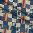 Blue Ribbon Homestead Pattern 12 Minky Fabric — plush minky folded close-up preview (mv-minky-v1:lying)