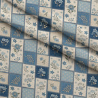 Blue Ribbon Homestead Pattern 4 Minky Fabric — plush minky folded close-up preview (mv-minky-v1:lying)