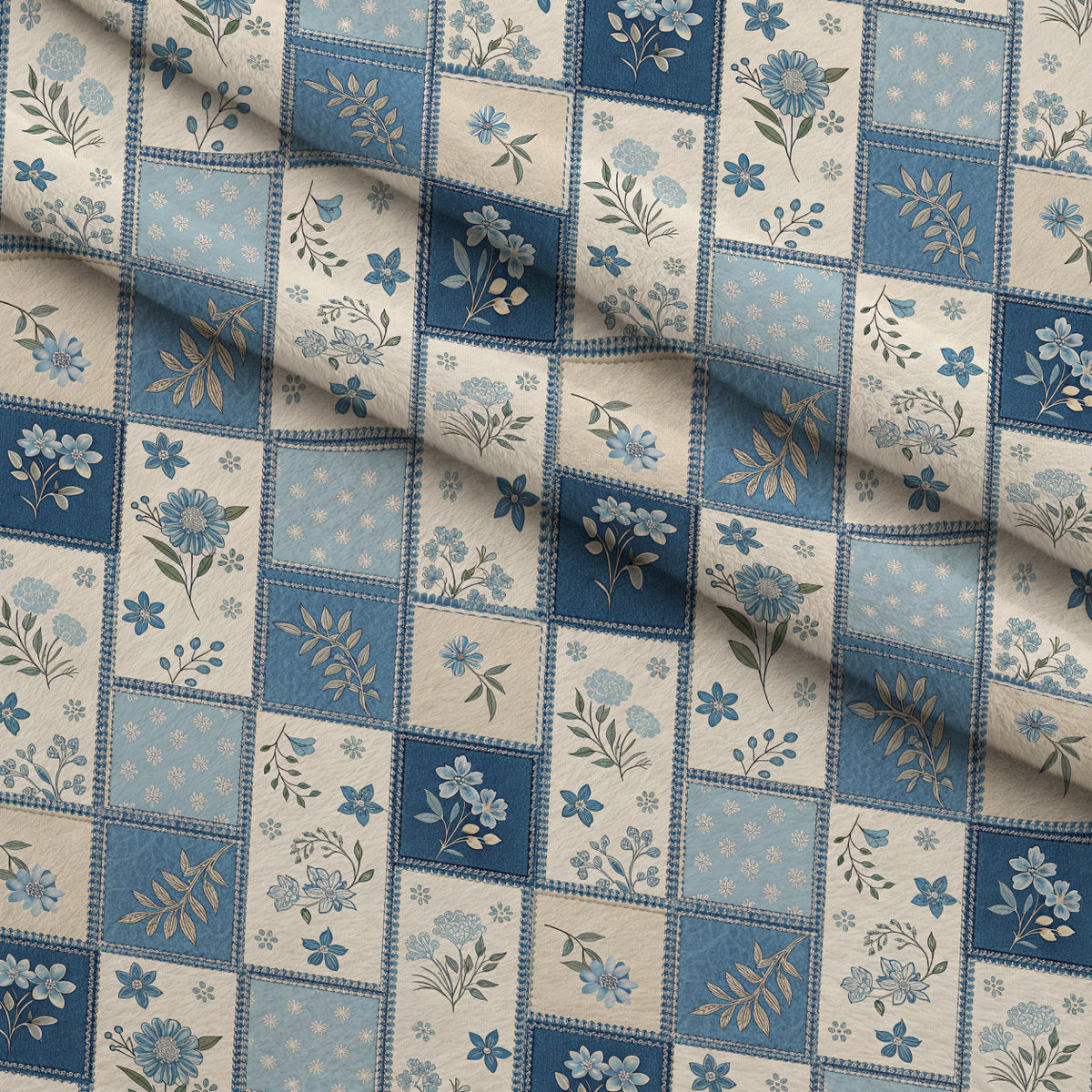 Blue Ribbon Homestead Pattern 4 Minky Fabric — plush minky folded close-up preview (mv-minky-v1:lying)