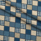 Blue Ribbon Homestead Pattern 6 Minky Fabric — plush minky folded close-up preview (mv-minky-v1:lying)