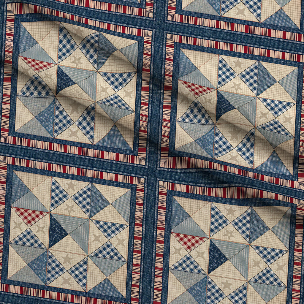 Blue Ribbon Homestead Pattern 8 Minky Fabric — plush minky folded close-up preview (mv-minky-v1:lying)