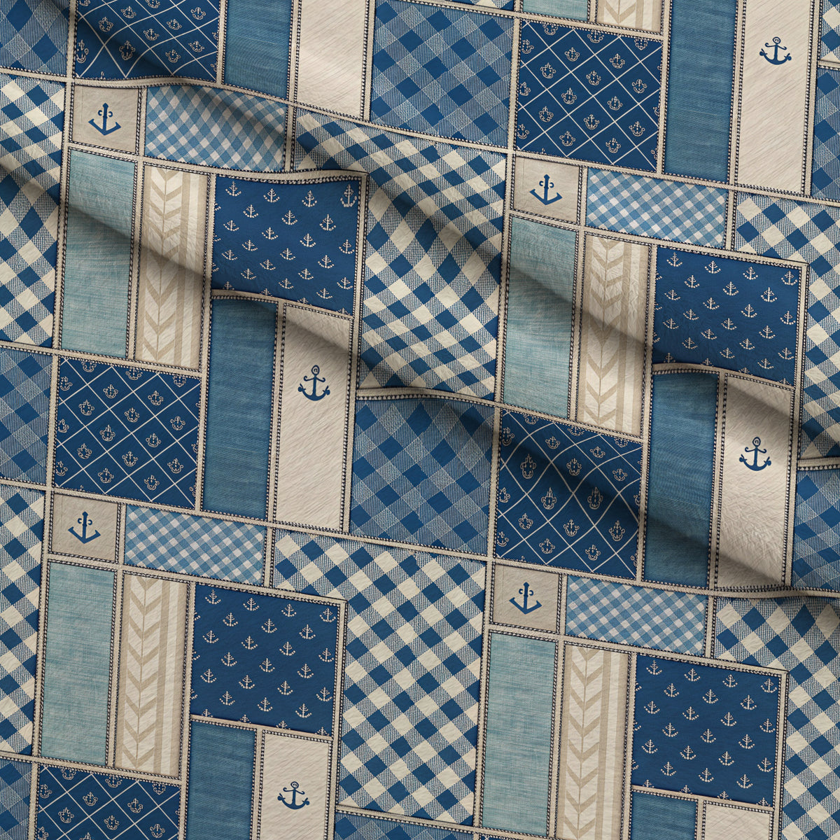 Blue Ribbon Homestead Pattern 9 Minky Fabric — plush minky folded close-up preview (mv-minky-v1:lying)