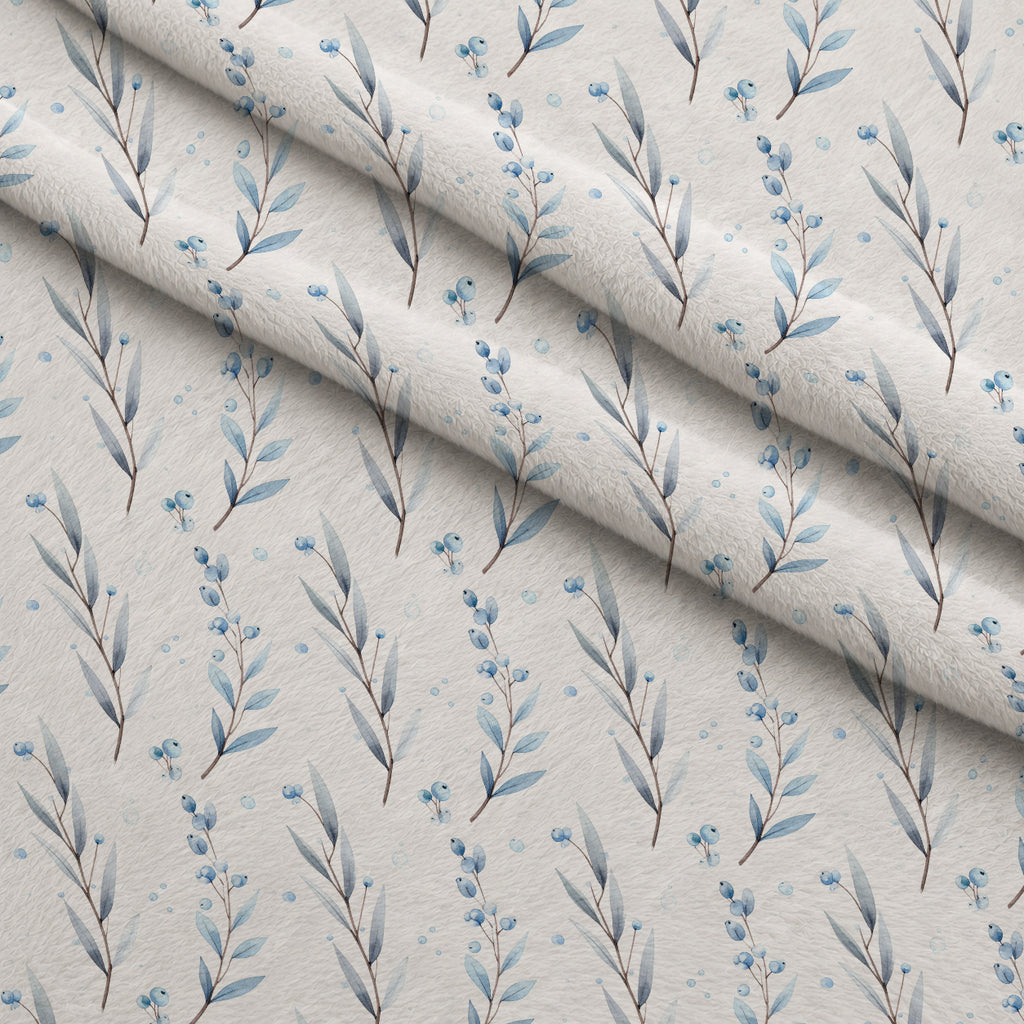 Blueberry Pine Prelude Pattern 11 Minky Fabric — plush minky folded close-up preview (mv-minky-v1:lying)