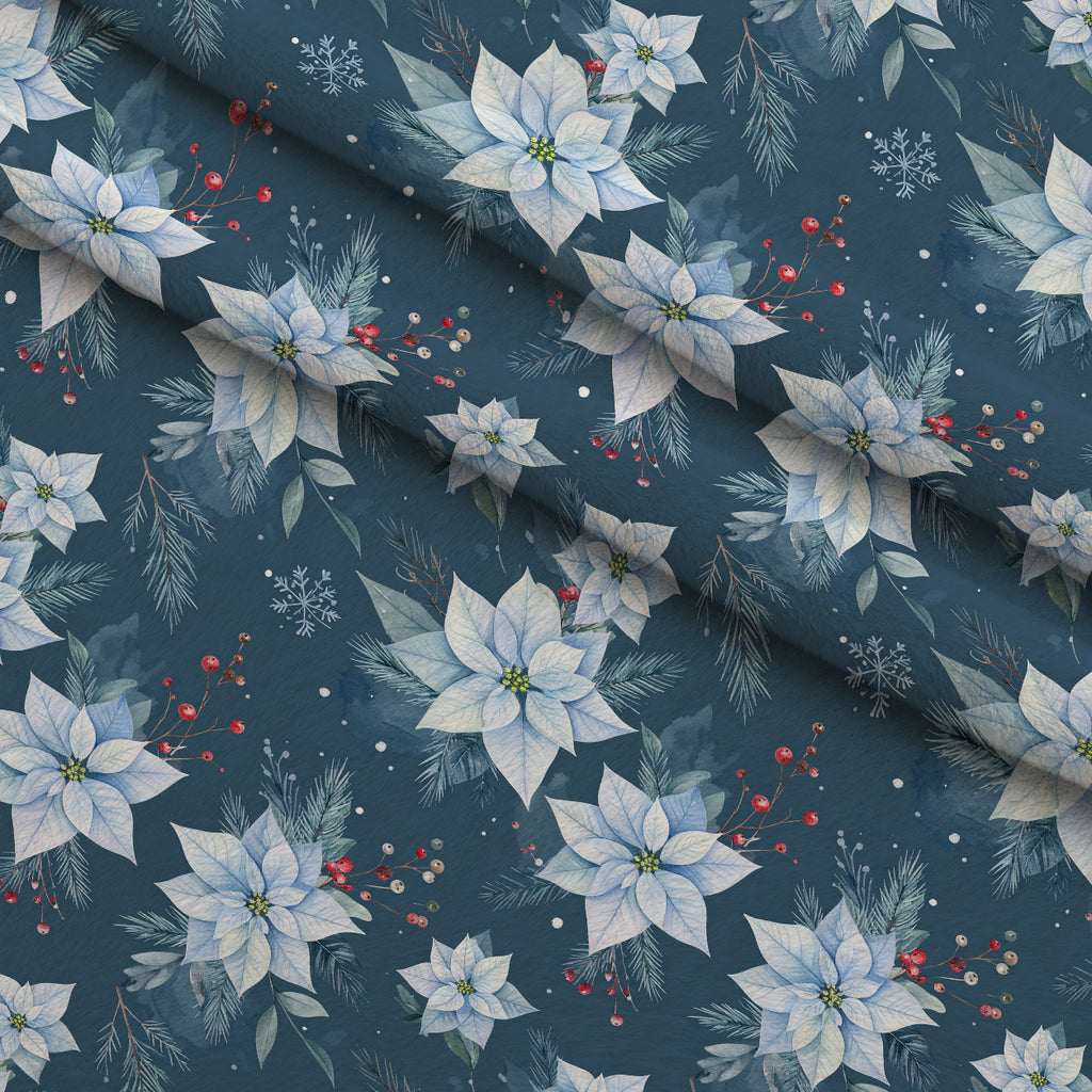 Blueberry Pine Prelude Pattern 12 Minky Fabric — plush minky folded close-up preview (mv-minky-v1:lying)