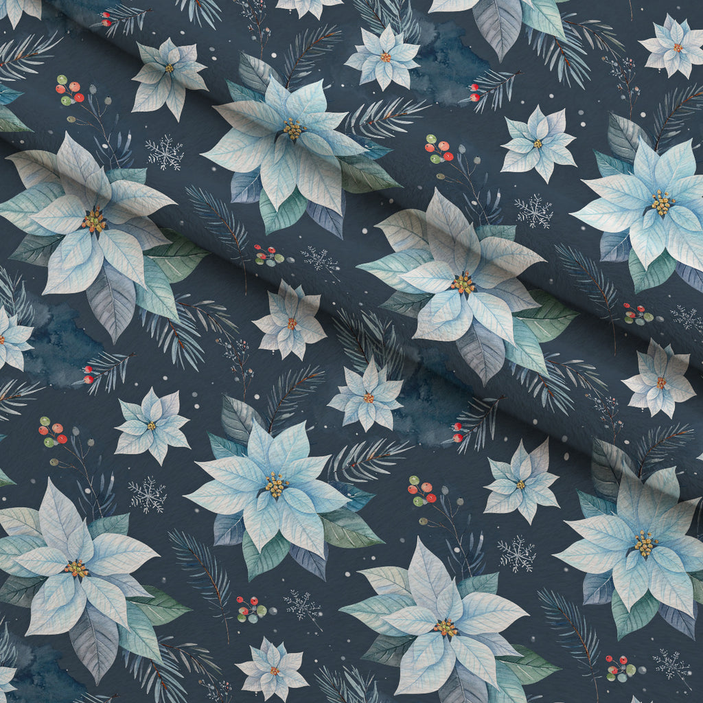 Blueberry Pine Prelude Pattern 13 Minky Fabric — plush minky folded close-up preview (mv-minky-v1:lying)