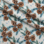 Blueberry Pine Prelude Pattern 16 Minky Fabric — plush minky folded close-up preview (mv-minky-v1:lying)