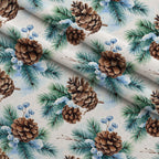Blueberry Pine Prelude Pattern 17 Minky Fabric — plush minky folded close-up preview (mv-minky-v1:lying)