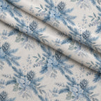 Blueberry Pine Prelude Pattern 2 Minky Fabric — plush minky folded close-up preview (mv-minky-v1:lying)