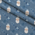 Blueberry Pine Prelude Pattern 20 Minky Fabric — plush minky folded close-up preview (mv-minky-v1:lying)