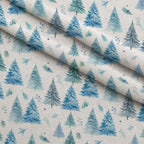 Blueberry Pine Prelude Pattern 22 Minky Fabric — plush minky folded close-up preview (mv-minky-v1:lying)