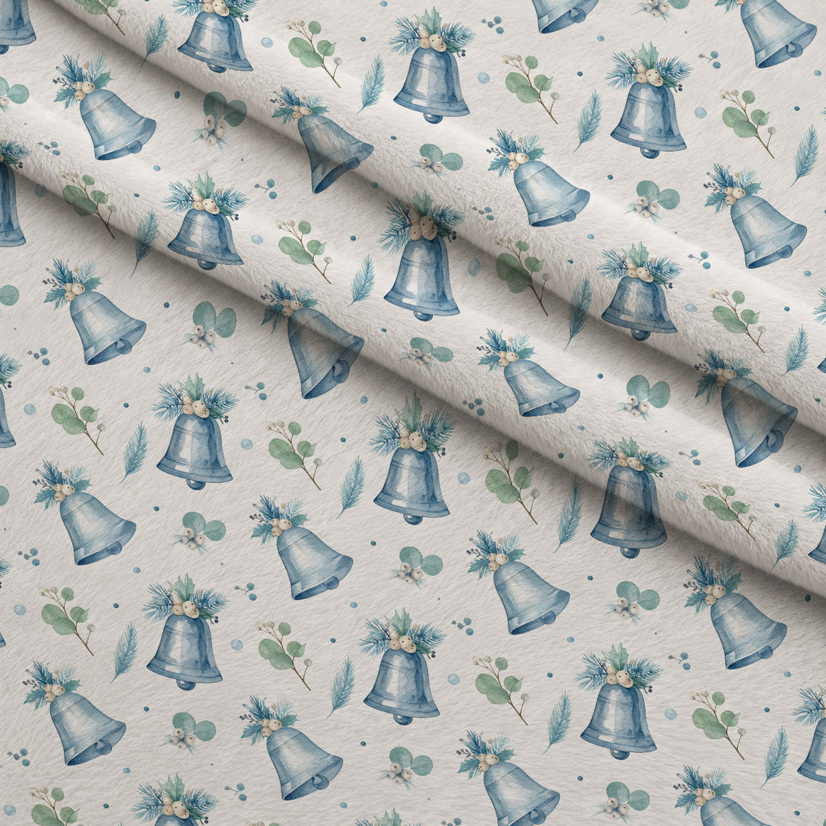 Blueberry Pine Prelude Pattern 26 Minky Fabric — plush minky folded close-up preview (mv-minky-v1:lying)