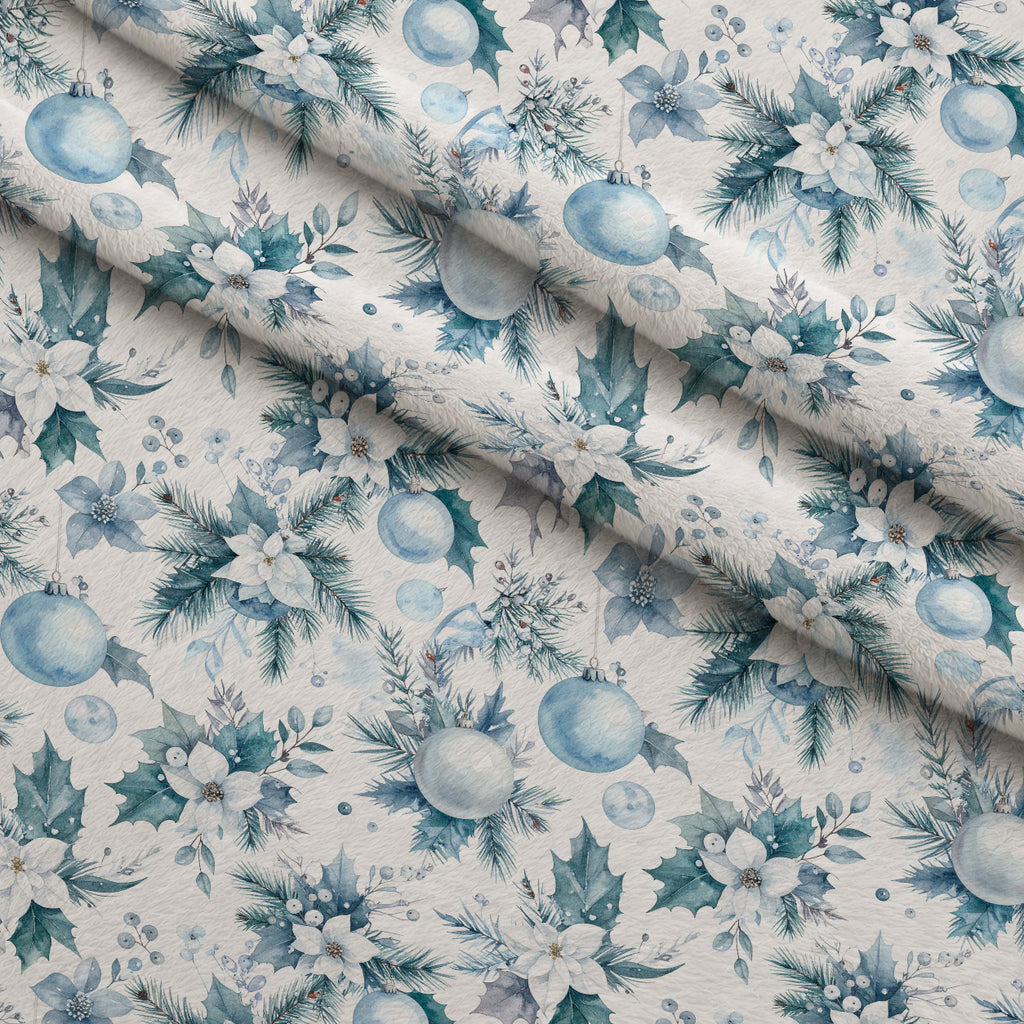 Blueberry Pine Prelude Pattern 28 Minky Fabric — plush minky folded close-up preview (mv-minky-v1:lying)
