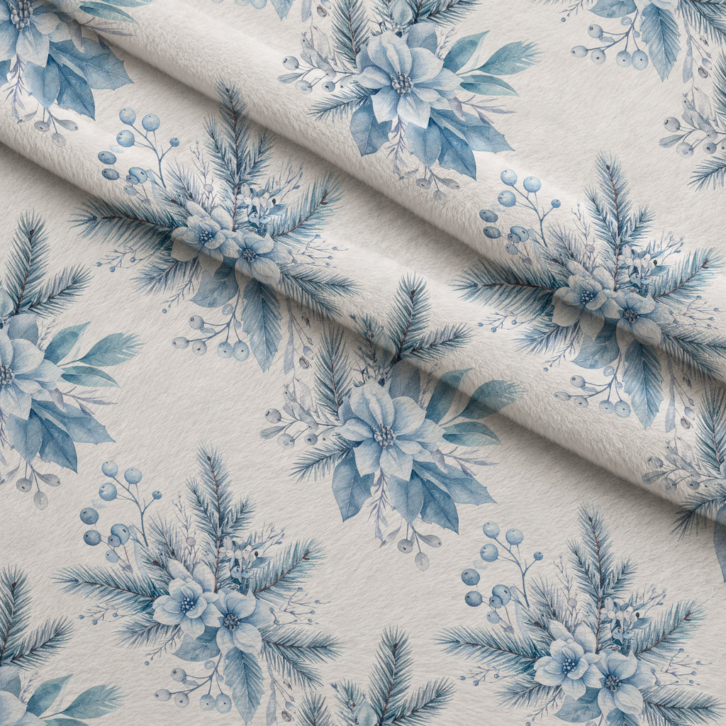 Blueberry Pine Prelude Pattern 3 Minky Fabric — plush minky folded close-up preview (mv-minky-v1:lying)