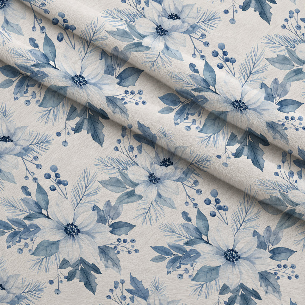 Blueberry Pine Prelude Pattern 8 Minky Fabric — plush minky folded close-up preview (mv-minky-v1:lying)