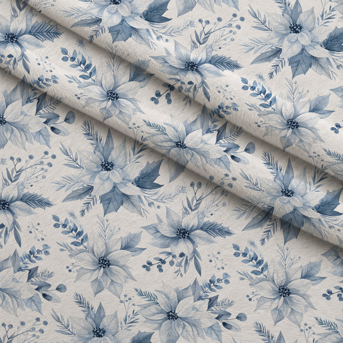 Blueberry Pine Prelude Pattern 9 Minky Fabric — plush minky folded close-up preview (mv-minky-v1:lying)