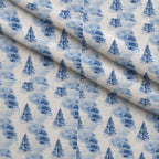 Blueberry Snowfall Wishes Pattern 3 Minky Fabric — plush minky folded close-up preview (mv-minky-v1:lying)