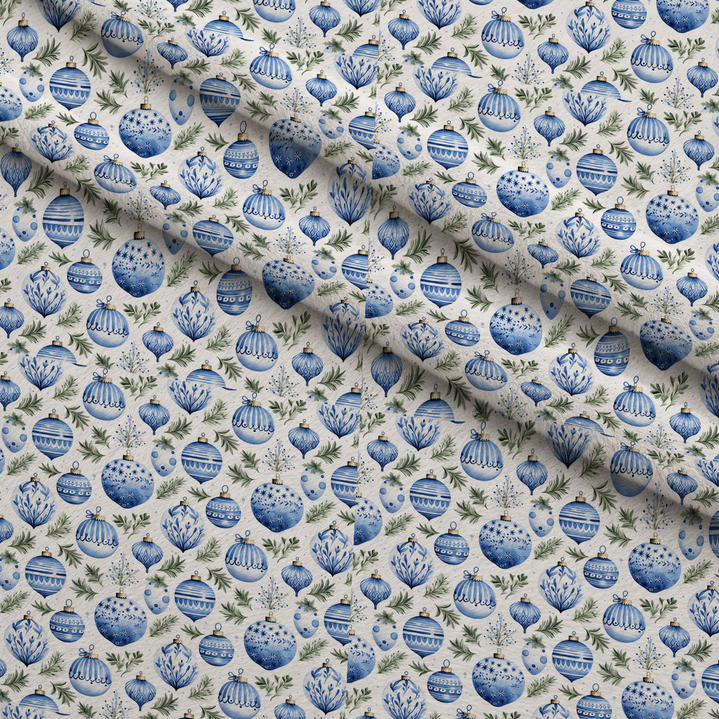 Blueberry Snowfall Wishes Pattern 4 Minky Fabric — plush minky folded close-up preview (mv-minky-v1:lying)