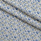 Blueberry Snowfall Wishes Pattern 4 Minky Fabric — plush minky folded close-up preview (mv-minky-v1:lying)