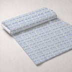 Blueberry Snowfall Wishes Pattern 7 Minky Fabric — plush minky unrolled bolt preview (mv-minky-v1:bolt)