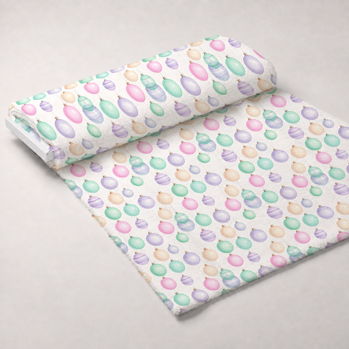 Blush Alpine Reverie Pattern 12 Minky Fabric — plush minky unrolled bolt preview (mv-minky-v1:bolt)