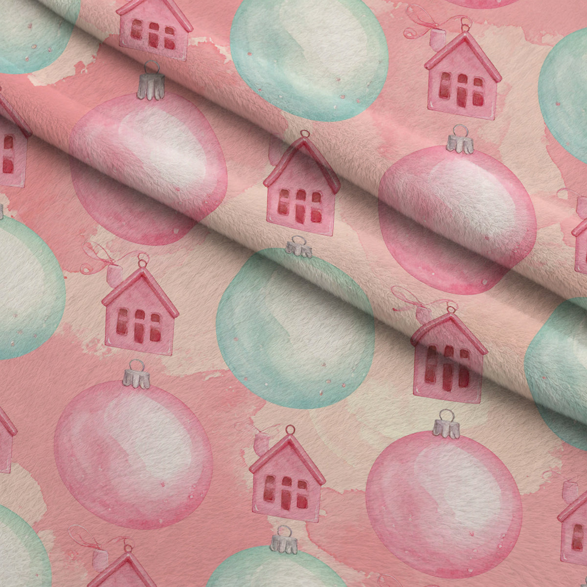Blush Alpine Reverie Pattern 16 Minky Fabric — plush minky folded close-up preview (mv-minky-v1:lying)