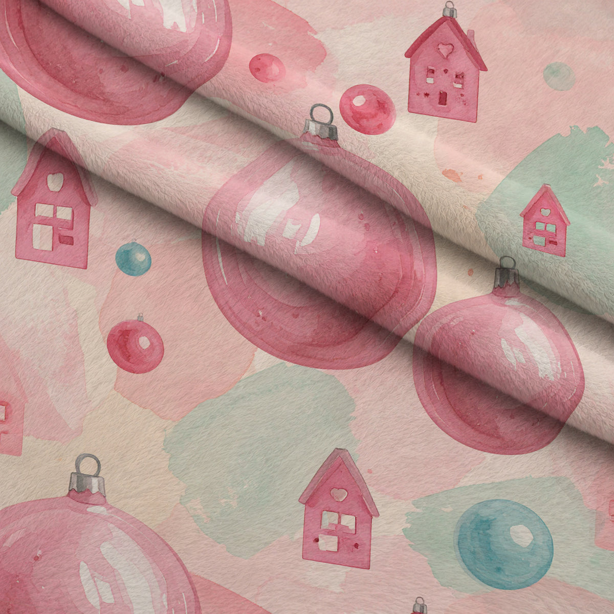 Blush Alpine Reverie Pattern 17 Minky Fabric — plush minky folded close-up preview (mv-minky-v1:lying)