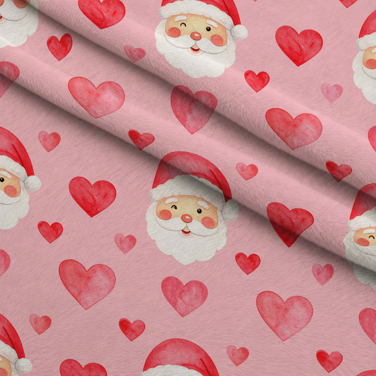 Blush Alpine Reverie Pattern 19 Minky Fabric — plush minky folded close-up preview (mv-minky-v1:lying)