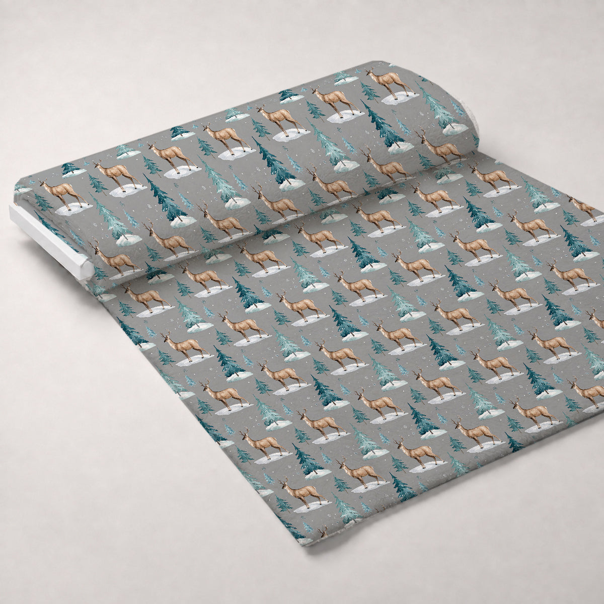 Blush Alpine Reverie Pattern 23 Minky Fabric — plush minky unrolled bolt preview (mv-minky-v1:bolt)