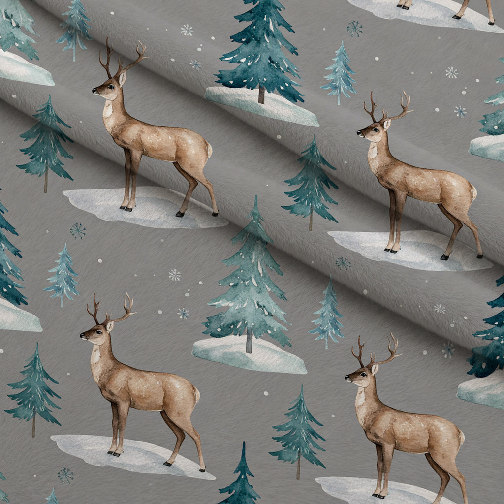 Blush Alpine Reverie Pattern 23 Minky Fabric — plush minky folded close-up preview (mv-minky-v1:lying)