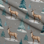 Blush Alpine Reverie Pattern 23 Minky Fabric — plush minky folded close-up preview (mv-minky-v1:lying)