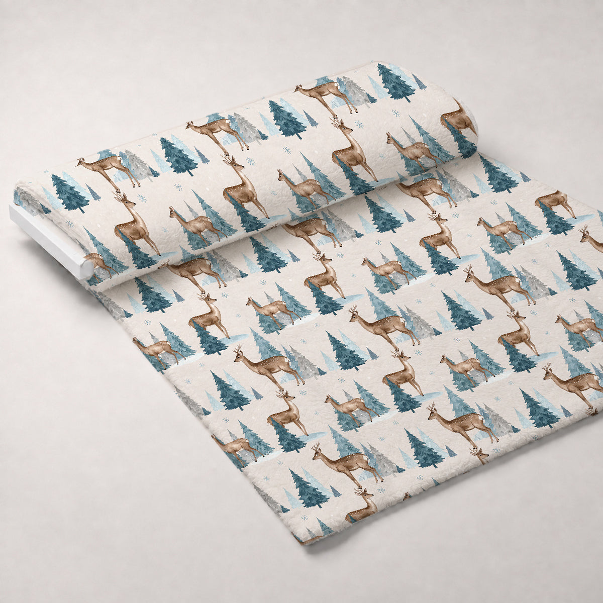 Blush Alpine Reverie Pattern 24 Minky Fabric — plush minky unrolled bolt preview (mv-minky-v1:bolt)