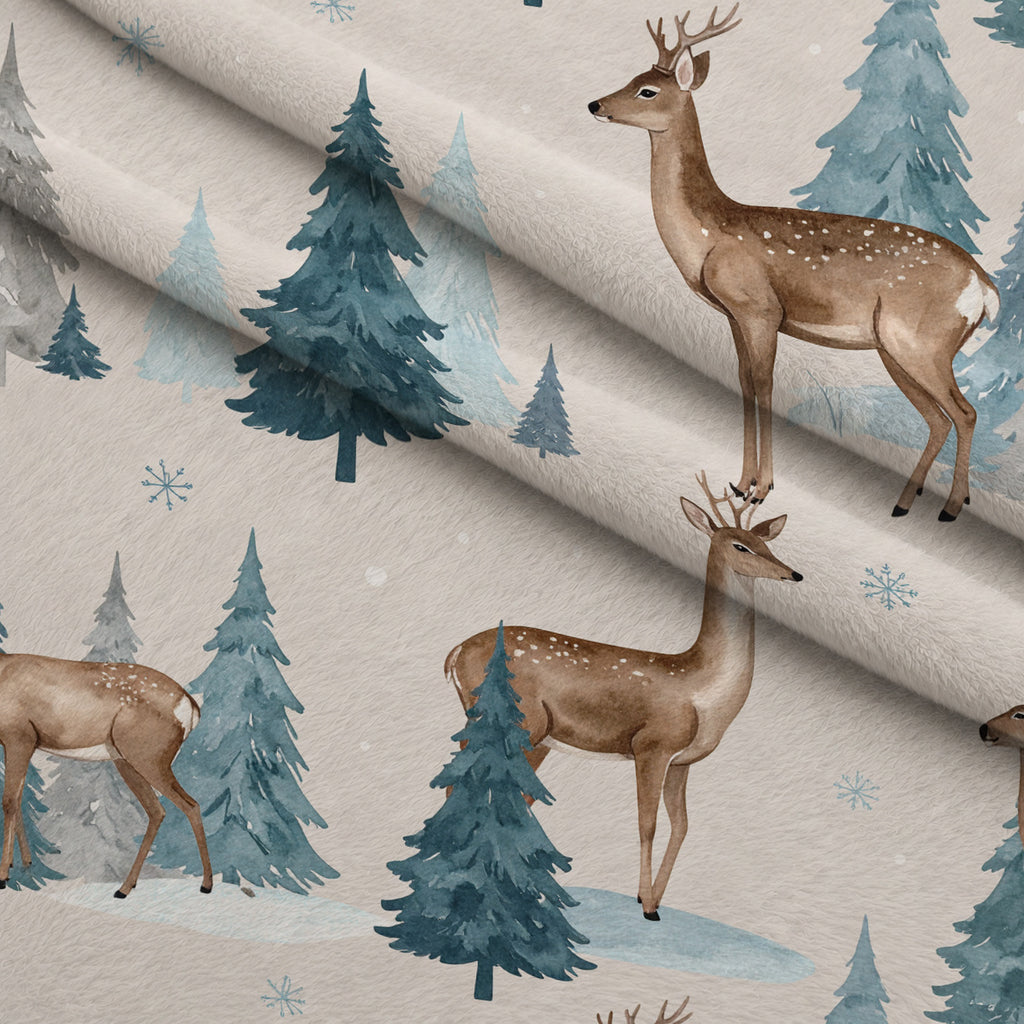 Blush Alpine Reverie Pattern 24 Minky Fabric — plush minky folded close-up preview (mv-minky-v1:lying)