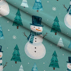 Blush Alpine Reverie Pattern 25 Minky Fabric — plush minky folded close-up preview (mv-minky-v1:lying)