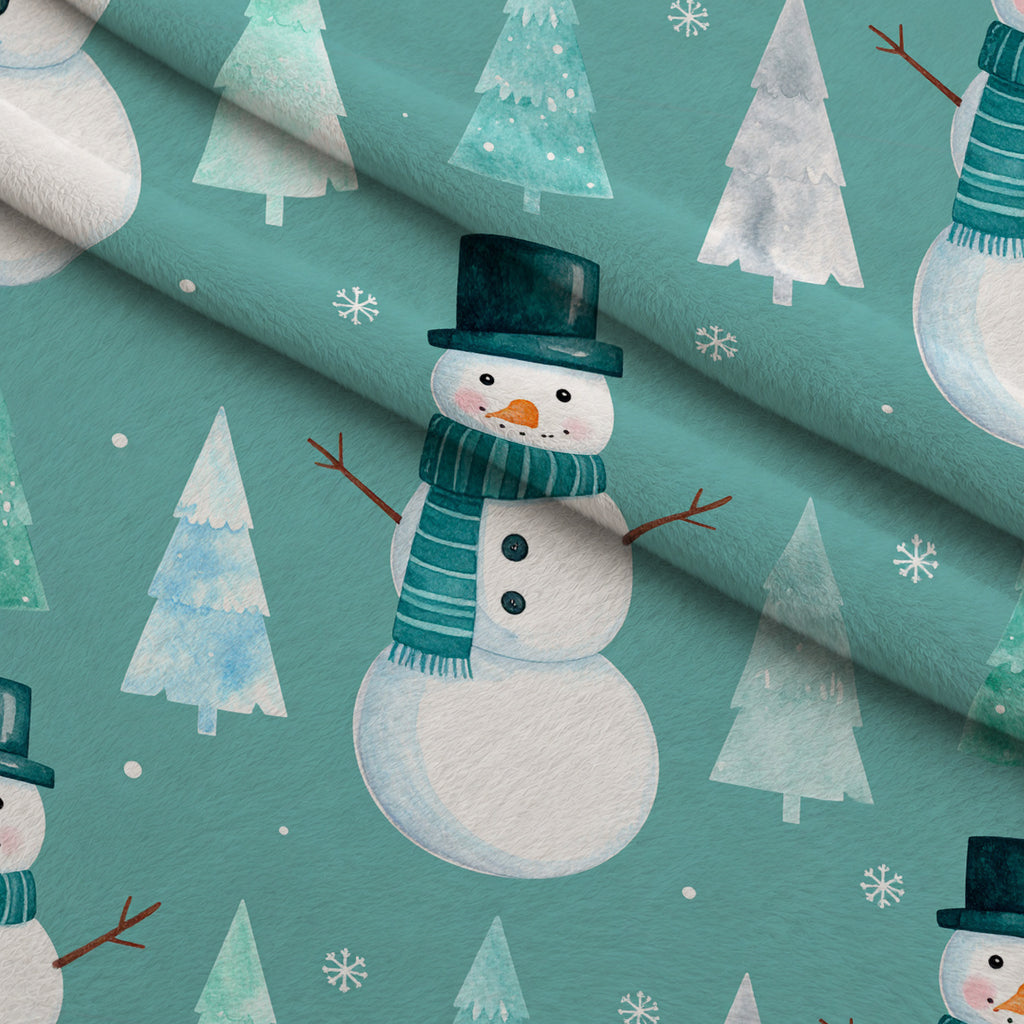 Blush Alpine Reverie Pattern 26 Minky Fabric — plush minky folded close-up preview (mv-minky-v1:lying)