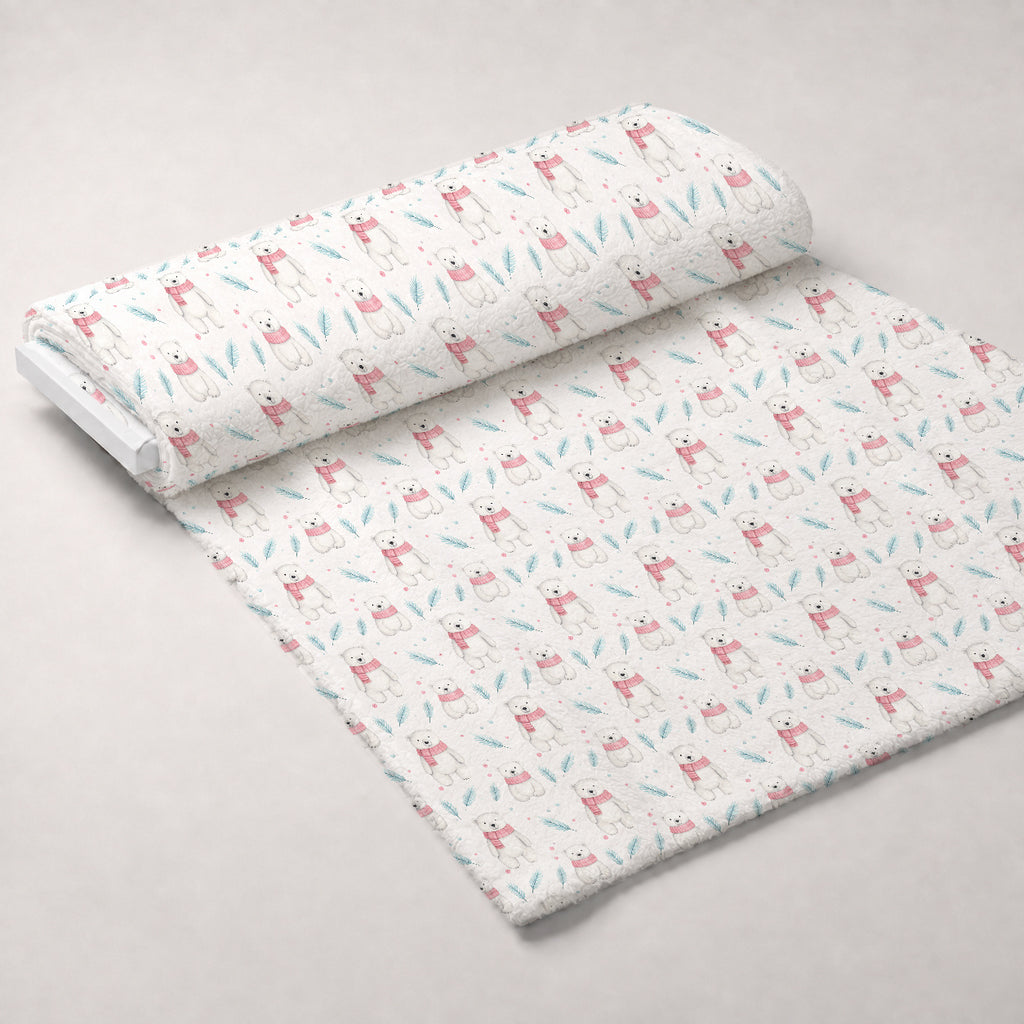 Blush Alpine Reverie Pattern 5 Minky Fabric — plush minky unrolled bolt preview (mv-minky-v1:bolt)