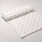 Blush Alpine Reverie Pattern 5 Minky Fabric — plush minky unrolled bolt preview (mv-minky-v1:bolt)