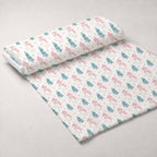 Blush Alpine Reverie Pattern 6 Minky Fabric — plush minky unrolled bolt preview (mv-minky-v1:bolt)