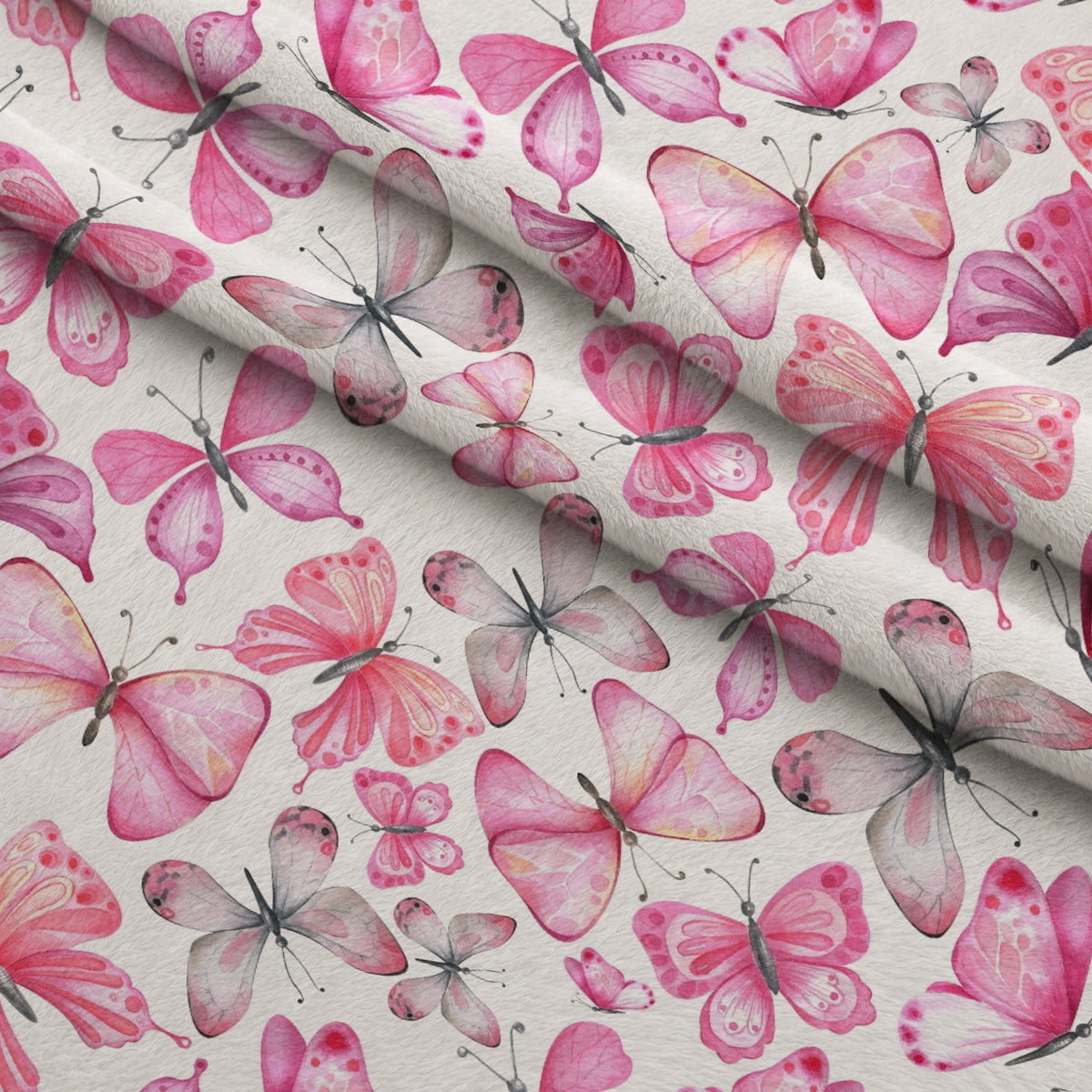 Blush Flutter Pattern 10 Minky Fabric — plush minky folded close-up preview (mv-minky-v1:lying)