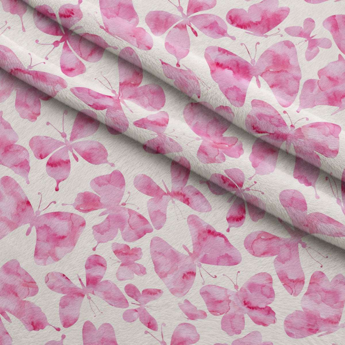 Blush Flutter Pattern 11 Minky Fabric — plush minky folded close-up preview (mv-minky-v1:lying)